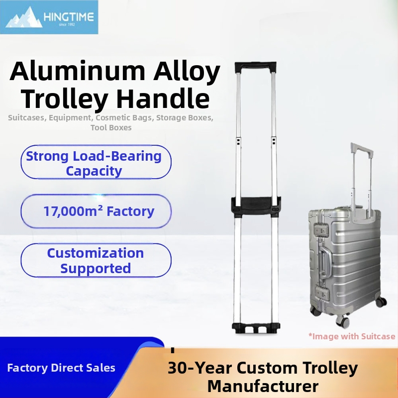 Výsuvná rukoväť na cestovný kufor - 3-členná, hliníková zliatina, ultraľahká, prispôsobiteľné doplnky