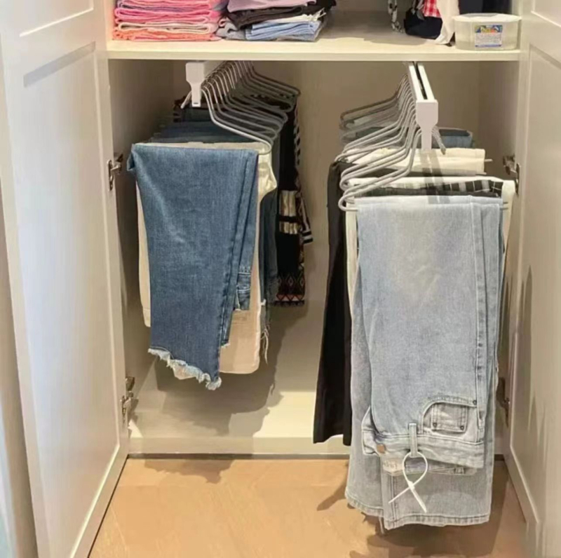 Ispravljač držač za hlače u garderobi, gornja montaža, materijal: hladno valjana čelična/nerezavo čelika, model 55B, brend Lala livable, stil moderna jednostavnost