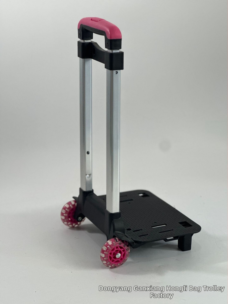 Sklopný hliníkový ťahač batožiny – univerzálny pre batohy a cestovné tašky, voľnočasový cestovný štýl, jar 2025