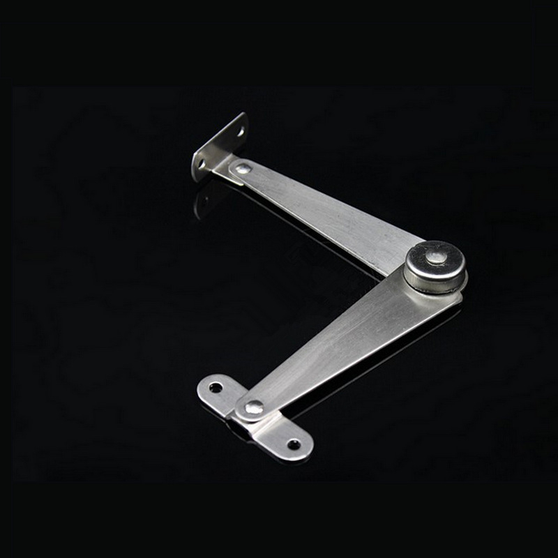 Rozsdamentes acélból készült szekrény-támasztó rúd, modell 512, bútorokhoz és hosszú dob támogatásához — modern, letisztult stílus; elektroplakolás, nikkelezés, stancolás, öntés