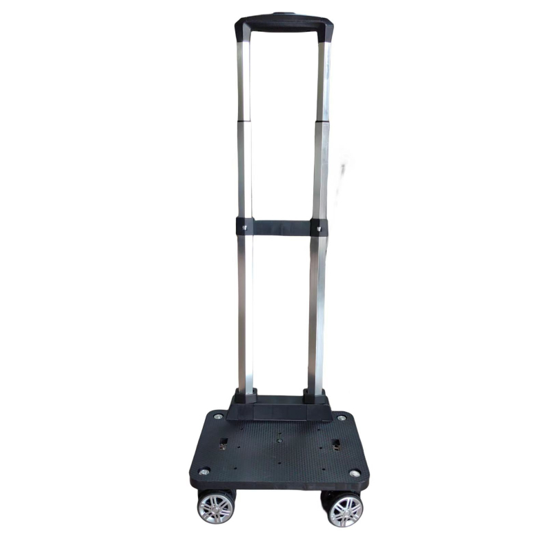 Алуминиева багажна количка с телескопична дръжка и въртящи се колела (Пролет 2023)