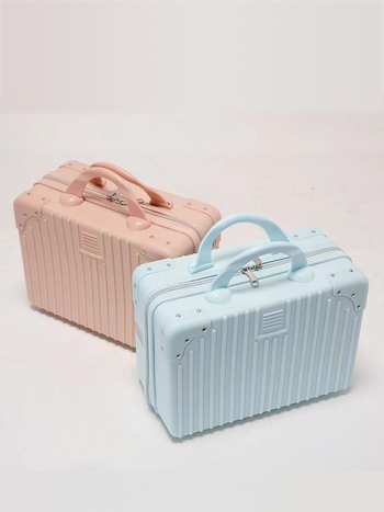 Θήκη αποθήκευσης καλλυντικών με φερμουάρ, 1 kg, αδιάβροχη, πολύ ελαφριά, με περιστρεφόμενους τροχούς, κλείδωμα με συνδυασμό