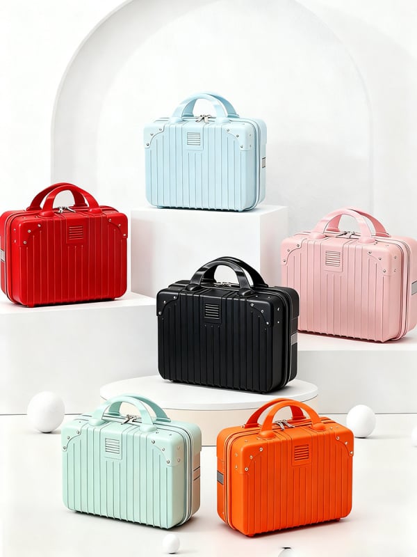 Θήκη αποθήκευσης καλλυντικών με φερμουάρ, 1 kg, αδιάβροχη, πολύ ελαφριά, με περιστρεφόμενους τροχούς, κλείδωμα με συνδυασμό