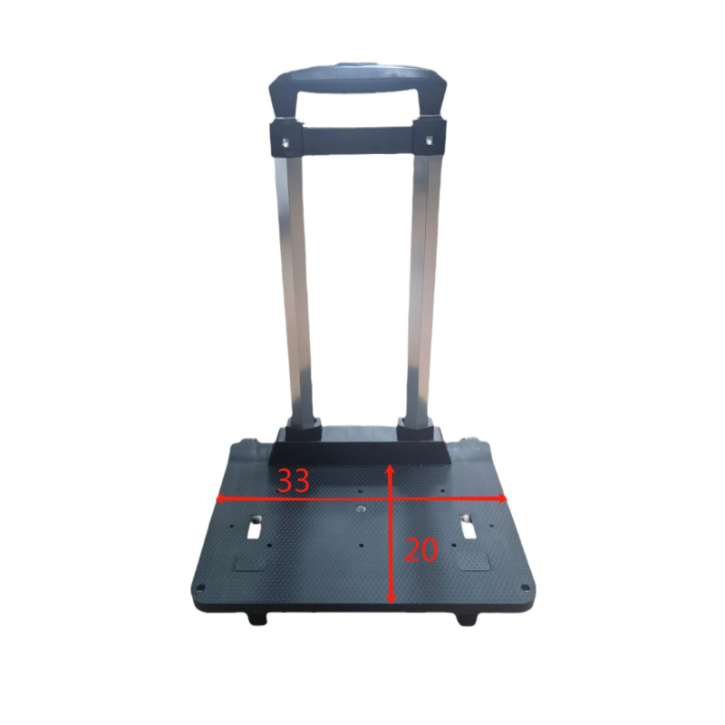 Iskolatáska görgős kocsi alumínium rúddal és csendes kerekekkel — Kaifeng, városi minimalizmus, bővíthető dizájn, tehercsökkentés