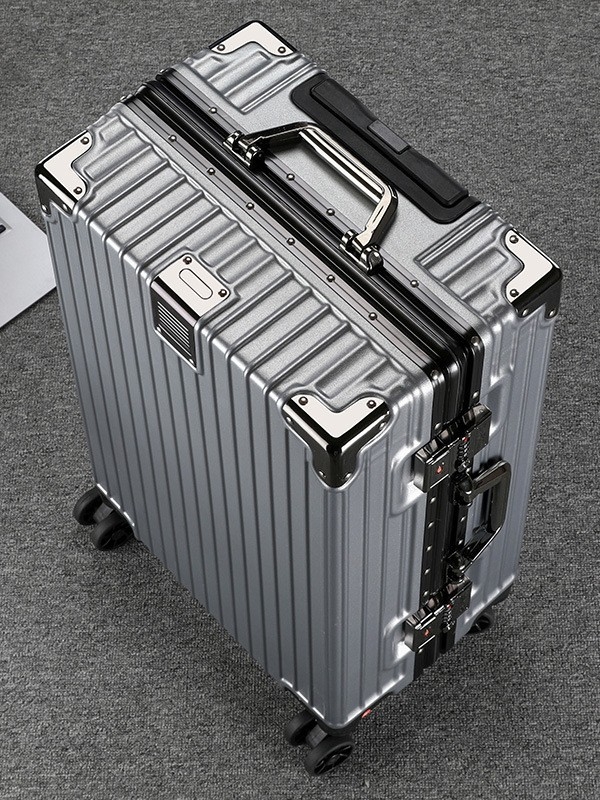 2025 novi model velikog kapaciteta kofera, unisex kofer s 360° kotačićima, aluminijski okvir, polikarbonat, za putovanja i poslovne potrebe, zaključavanje kombinacijskim kodom