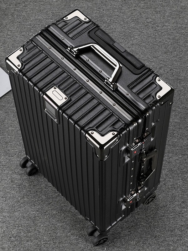 2025 novi model velikog kapaciteta kofera, unisex kofer s 360° kotačićima, aluminijski okvir, polikarbonat, za putovanja i poslovne potrebe, zaključavanje kombinacijskim kodom