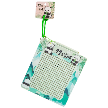 Privjesak za ključeve s pandom u kineskom stilu, magnetska ploča za crtanje s čeličnim kuglicama, brisiva površina, privjesak za ruksak