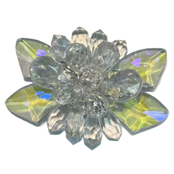 Kristalni cvjetni ukras za cipele s perlama — Model 100118; pogodan za sandale; Brend: Brightness Jewelry; Sezone: ljeto, proljeće, jesen