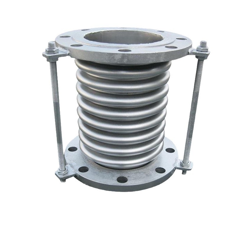 Неръждаем стоманен компенсатор с гофри, универсален фланцов тип, морски телескопичен разширителен съединител (304/316, вода/масло/пара)
