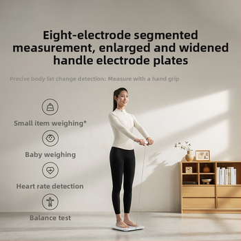 Xiaomi Mijia Vaga za tjelesnu masnoću s osam elektroda S800 – Inteligentna kućna digitalna vaga za težinu i postotak tjelesne masnoće