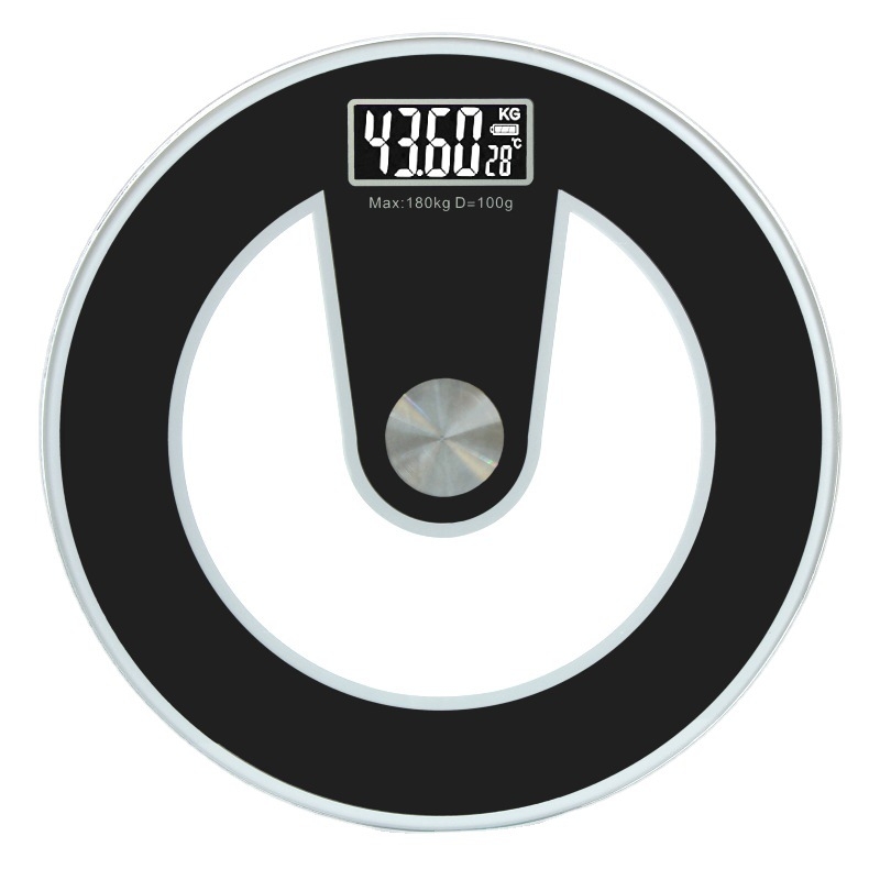 180 kg pametna digitalna vaga za tijelo, kućna upotreba, platforma 33 cm
