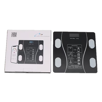 LINWEI vaga za tjelesnu masnoću s Bluetoothom, mjeri težinu i masnoću, raspon težine 180 kg / 100 g, kućna upotreba, model 2017