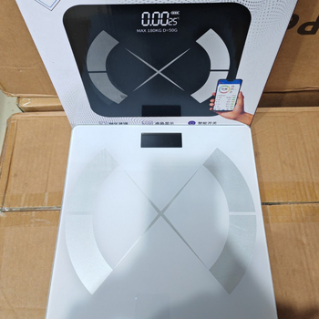 KH vaga za masnoću tijela s Dashan senzorom, kaljeno staklo, Bluetooth, kompatibilno s Androidom i iOS-om