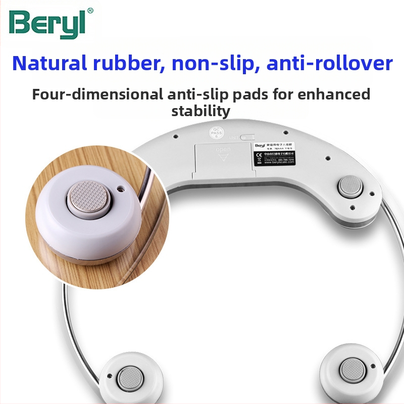 Beryl pametna kućna vaga – mjerenje težine, do 200 kg, napajanje baterijom, za odrasle