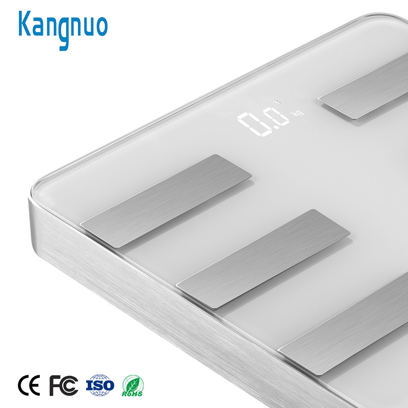 Pametna vaga za mjerenje tjelesne masnoće s Bluetoothom, model B21H; raspon mjerenja 0,1–180 kg; elektroničko mjerenje; napajanje s 2 AAA baterije.