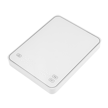 Ručno kuhana kava vaga s preciznošću 0,1 g, tijelo od stakla debljine 4 mm i ABS, napajanje USB/3×AAA, model K30H