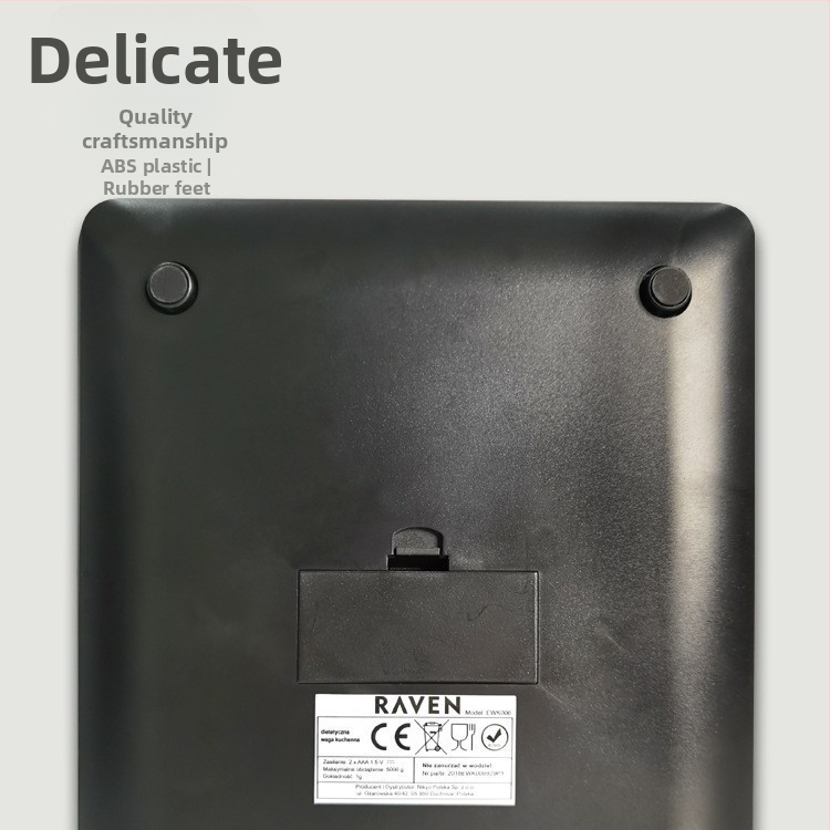 Pametna kuhinjska vaga s USB punjenjem, za prehrambene sastojke, prijenosna i višefunkcionalna (Model 695; kapacitet 5 kg; elektroničko mjerenje; napajanje baterijom)