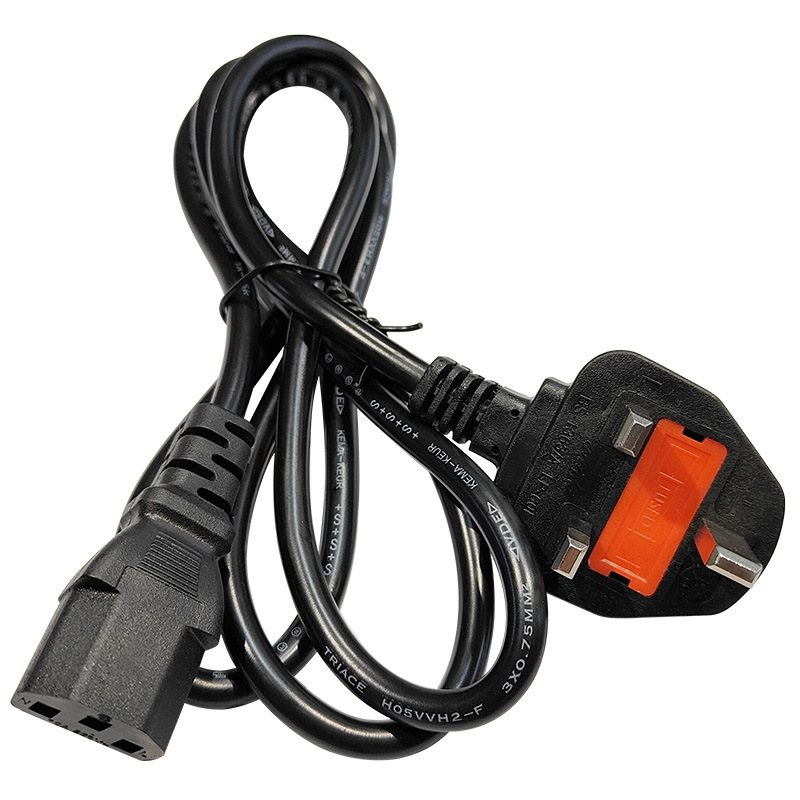 Cablu de alimentare pentru fierbător de orez, 3×1,5mm² cupru pur, mare putere, standard britanic, priză cu trei pini HK