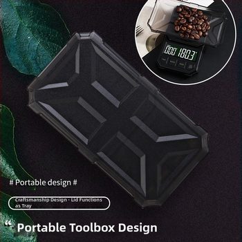 Преносима електронна везна за кафе с автоматичен таймер, модел HBD95, капацитет 5 кг, мултифункционална