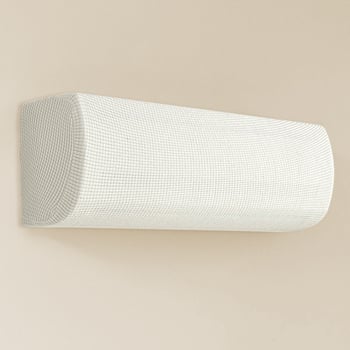 2025 Нов стил Висящ калъф за климатик, Домакински еластичен жакардов калъф за прах, Плътен цвят Пълно покритие Мербау калъф за климатик