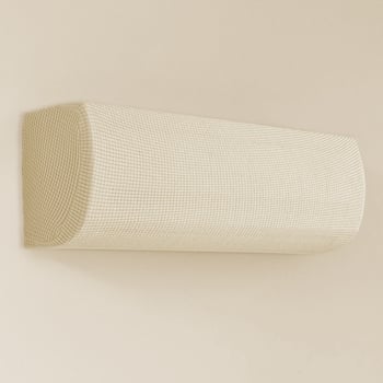 2025 Нов стил Висящ калъф за климатик, Домакински еластичен жакардов калъф за прах, Плътен цвят Пълно покритие Мербау калъф за климатик