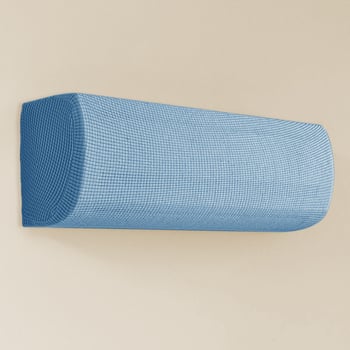 2025 Нов стил Висящ калъф за климатик, Домакински еластичен жакардов калъф за прах, Плътен цвят Пълно покритие Мербау калъф за климатик