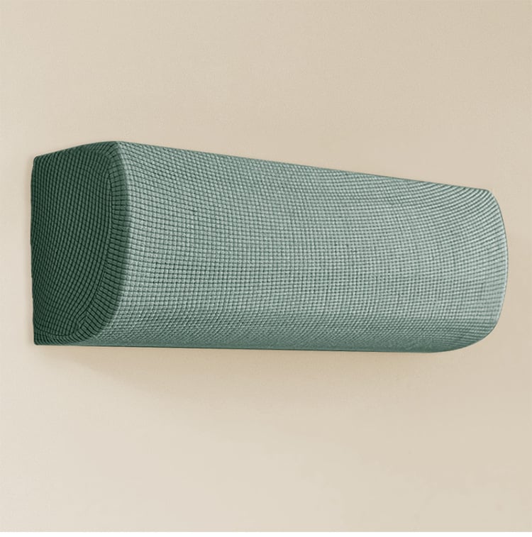 2025 Нов стил Висящ калъф за климатик, Домакински еластичен жакардов калъф за прах, Плътен цвят Пълно покритие Мербау калъф за климатик