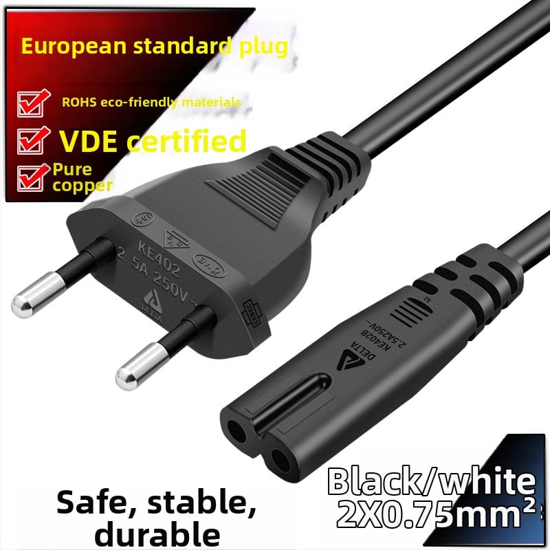 Cablu de alimentare european, certificat VDE, izolație PVC, Lin Yun Era