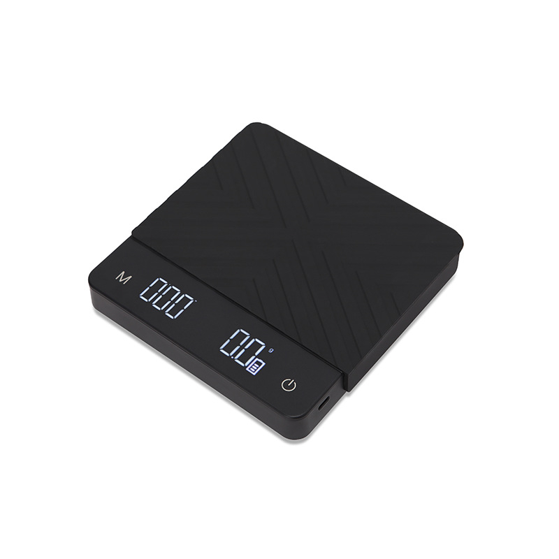 Inteligentna kuhinjska vaga za kavu s USB-om i automatskim mjerenjem vremena, kuhinjska vaga, model R30, maksimalni kapacitet 5 kg, rezolucija 0,1 g