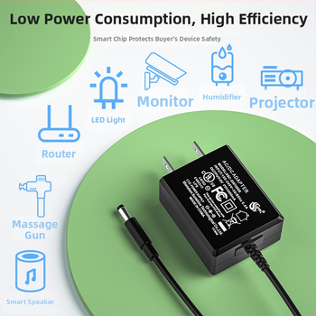 Τροφοδοτικό 12V1A με μεταγωγική τροφοδοσία; πολλαπλά εξόδων τάσης: 3V1A, 5V1A, 6V1A, 9V1A; συμβατό με υγραντήρα, δρομολογητή, λάμπα νυχιών, LED ταινία