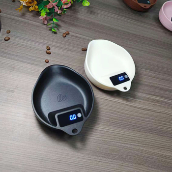 YS Υψηλής ποιότητας ηλεκτρονική ζυγαριά κόκκων καφέ, ακρίβεια 0,1 g, χειροποίητη, με δίσκο για κόκκους