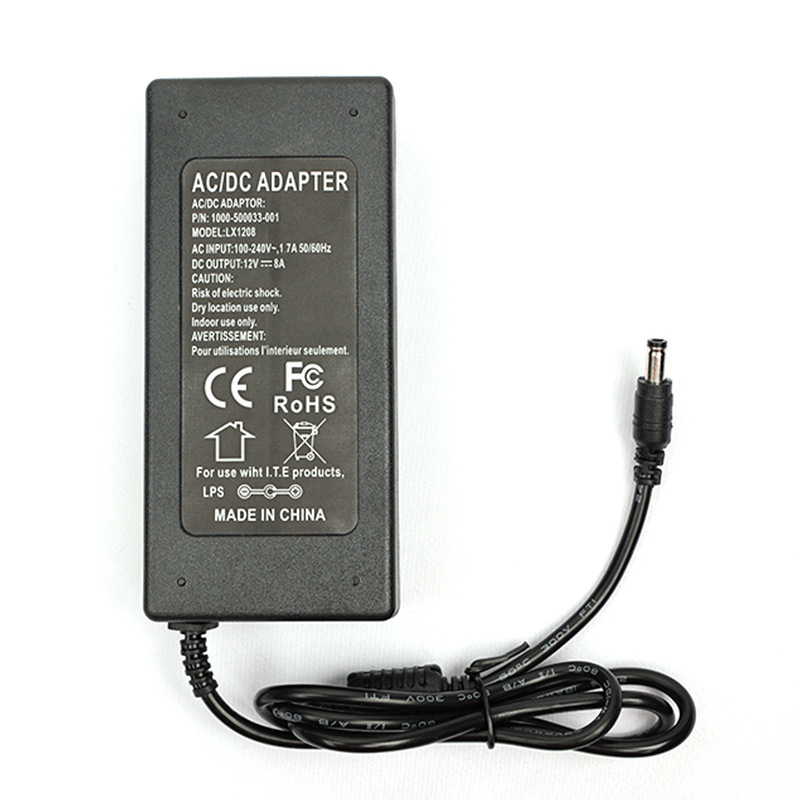 Weijun 12V 8A stolno napajanje za motornu vodnu pumpu, filtr vode i sigurnosnu LED traku, težina 300 g