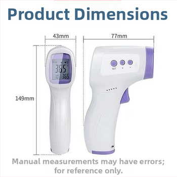 Dikang HG01 Ručný infračervený teplomer na čelo, inteligentné meranie teploty, digitálny displej