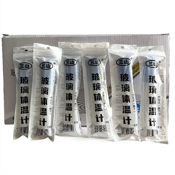 Sklenený teplomer do podpazušia, Sanshan, model Armpit, domáce použitie