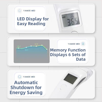 Heinowo infračervený teplomer, model 9802, uvedený na trh 2021, hmotnosť 250 g, všeobecné použitie