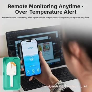 Aihua Medical бебешки пластир за телесна температура - мониторинг в реално време през 24 часа, многократна употреба, мек