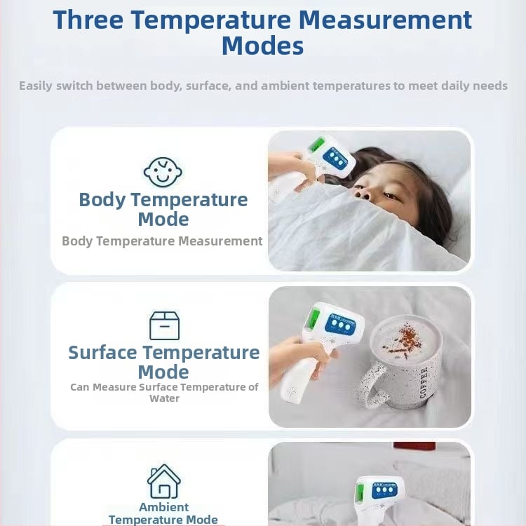 Beerkon JXB-178 Υπέρυθρο μη-επαφής θερμόμετρο μετώπου για οικιακή χρήση, μέτρηση θερμοκρασίας σε 1 δευτερόλεπτο