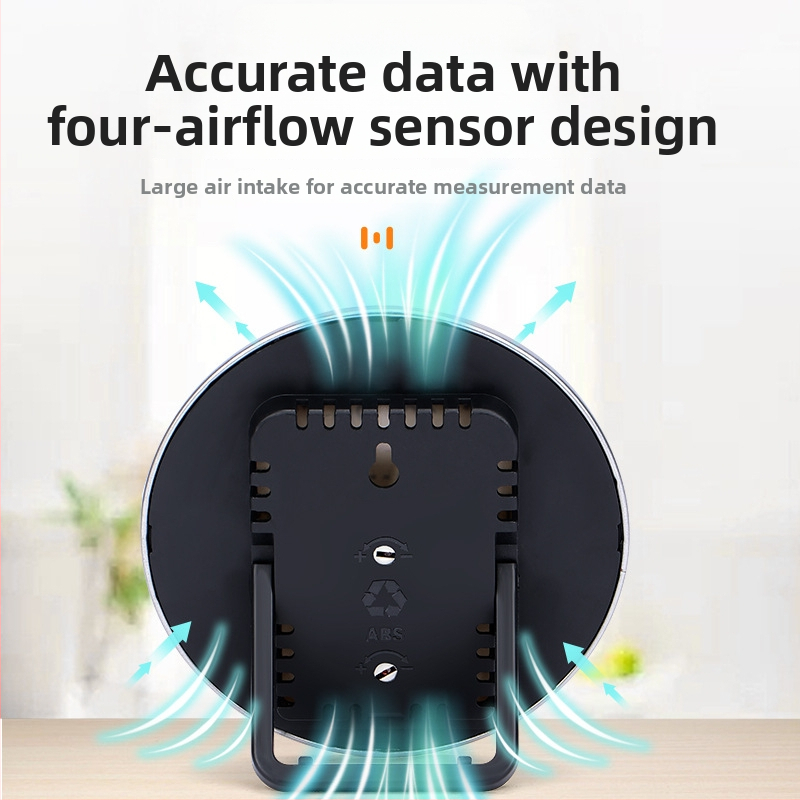 Вътрешен термометър и измервател на влажност за дома, висока точност измерване на температура и влажност в бебешката стая