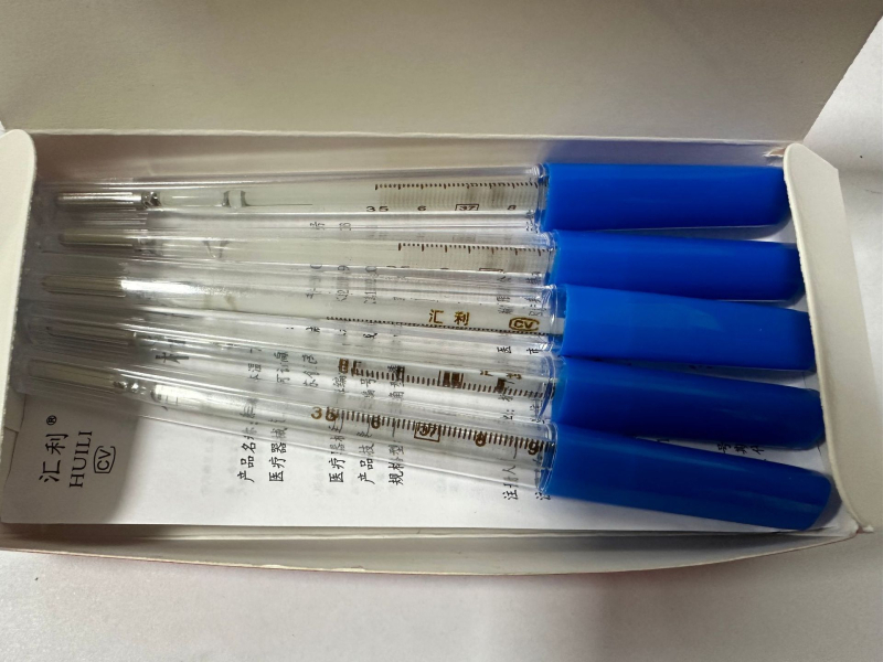 Huili stakleni toplomjer za pazuh i usta s unutarnjom skalom