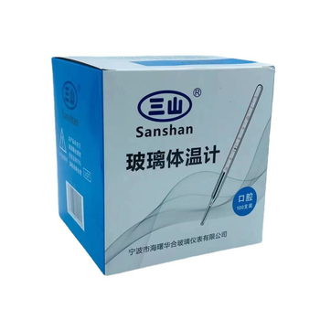 Γυάλινο θερμόμετρο Sanshan – για μασχάλη και στοματική χρήση, μοντέλο Μικρό θερμόμετρο