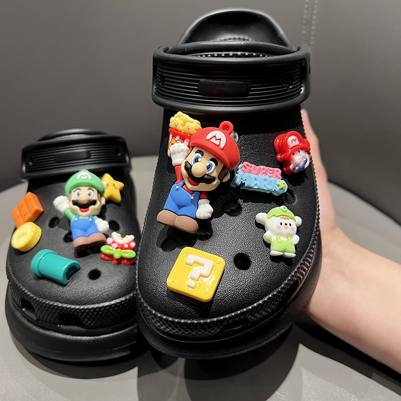 DIY Crocs kopče za obuće, mekana gumena smola, crtani raj, Crocs dodaci, Crocs cvijeće