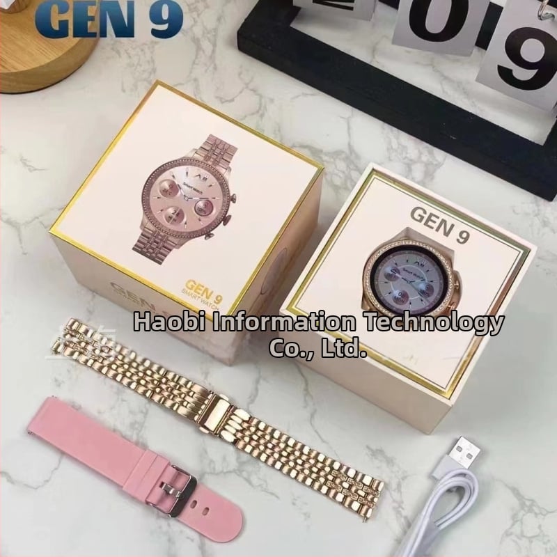 Gen9 pametni sat, AMOLED zaslon, aluminijsko kućište, vodootporan, bežično punjenje, mjerenje otkucaja srca