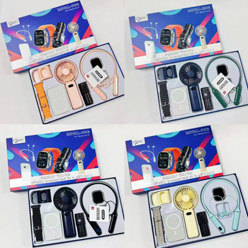 Set pametnog sata 5-u-1 Ultra s AMOLED zaslonom, aluminijski kućište, Bluetooth, praćenje otkucaja srca, praćenje sna