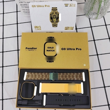 G9 Ultra Pro Pametni sat s Bluetooth pozivima, praćenjem otkucaja srca, krvnog tlaka i zasićenja kisikom, NFC, bežično punjenje, vodootporan za svakodnevnu upotrebu