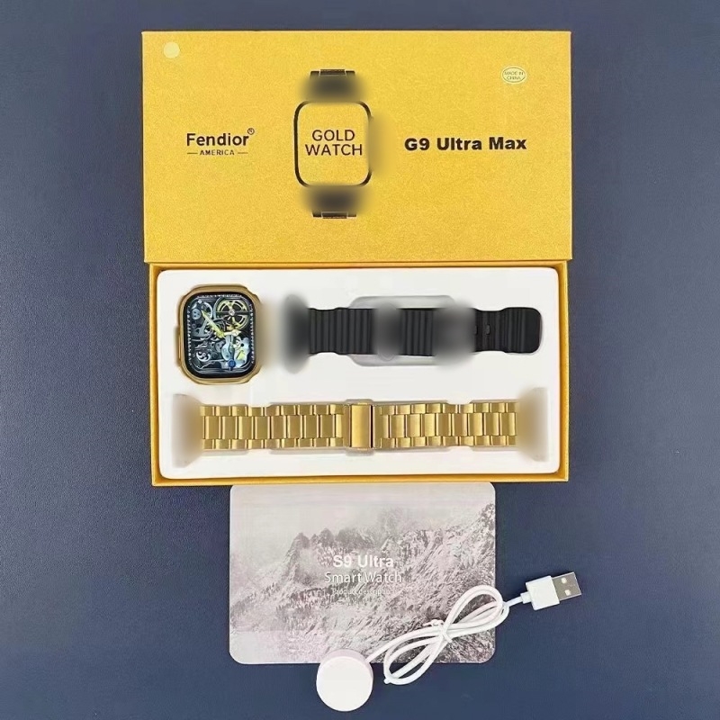 G9 Ultra Pro Pametni sat s Bluetooth pozivima, praćenjem otkucaja srca, krvnog tlaka i zasićenja kisikom, NFC, bežično punjenje, vodootporan za svakodnevnu upotrebu