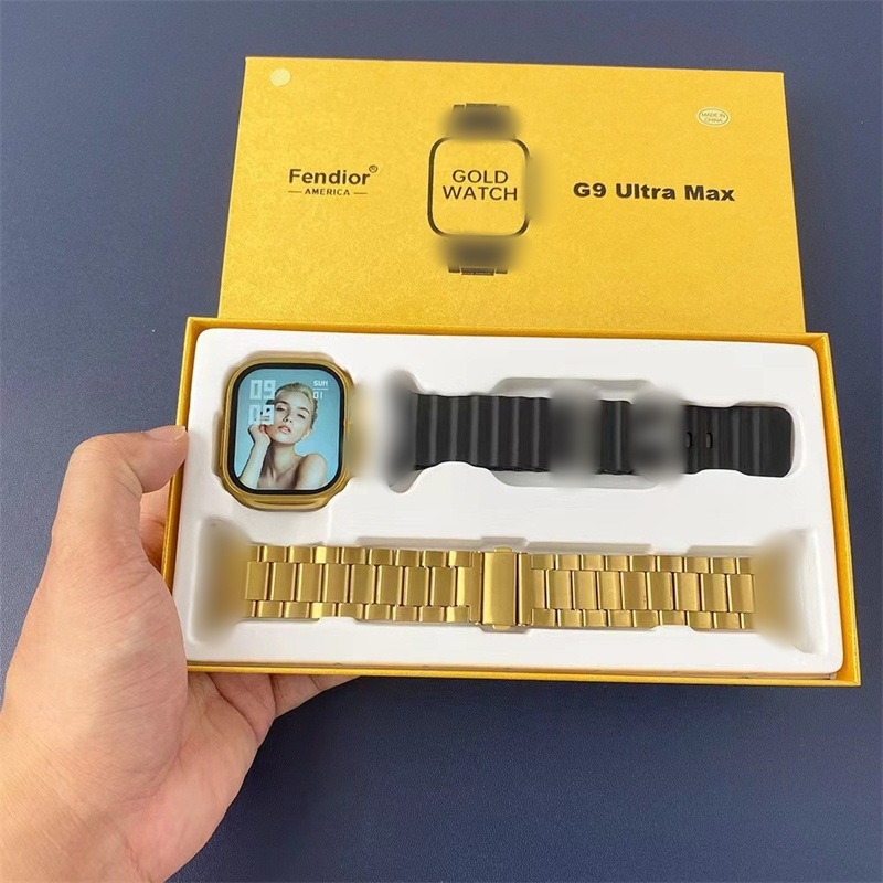 G9 Ultra Pro Pametni sat s Bluetooth pozivima, praćenjem otkucaja srca, krvnog tlaka i zasićenja kisikom, NFC, bežično punjenje, vodootporan za svakodnevnu upotrebu