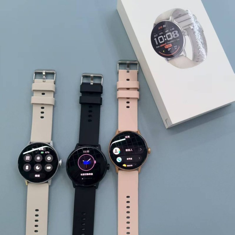 DT M5 смарт часовник с AMOLED дисплей, Bluetooth разговори, измерване на сърдечната честота, проследяване на съня и измерване на кислород в кръвта