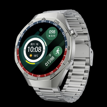 Pametni sat s AMOLED zaslonom, Bluetooth pozivi, NFC, zdravstveni senzori (brzina otkucaja srca, krvni tlak, zasićenost krvi kisikom, tjelesna temperatura), vodootporan s bežičnim punjenjem