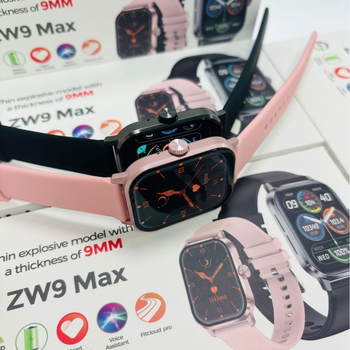 Смарт часовник с мониторинг на сърдечната честота, откриване на кислород в кръвта, Bluetooth разговори, водоустойчивост до 100 m и безжично зареждане