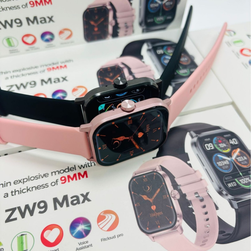 Смарт часовник с мониторинг на сърдечната честота, откриване на кислород в кръвта, Bluetooth разговори, водоустойчивост до 100 m и безжично зареждане